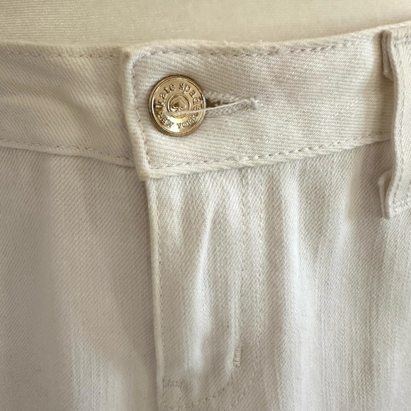 Kate Spade White Straight Leg Jeans - Picture 3 of 12